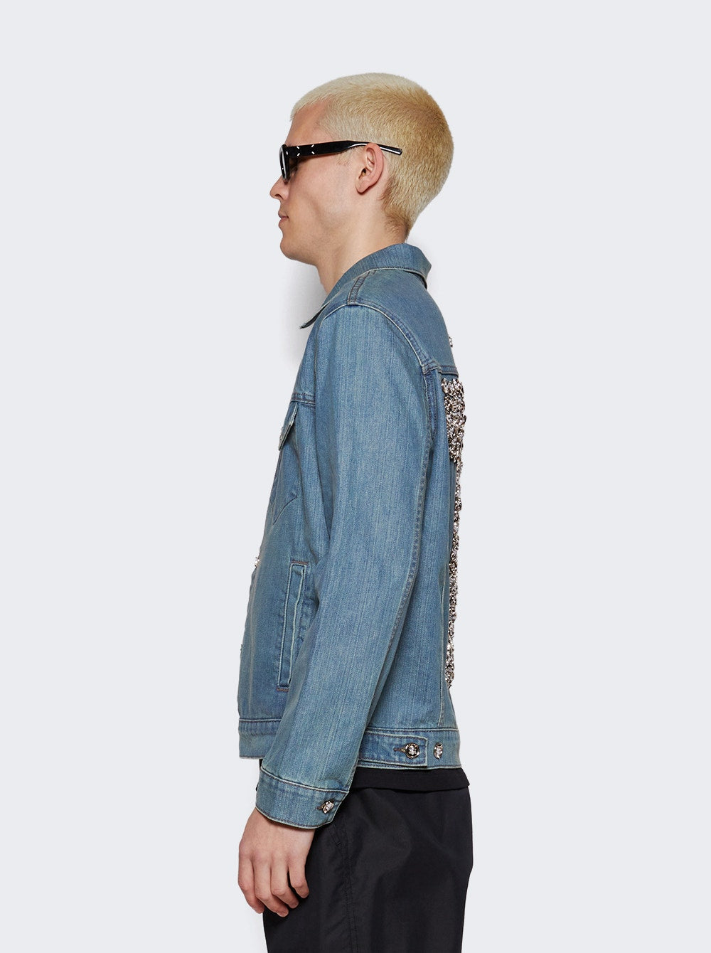 Men | Seventh Heaven | Denim Cross Jacket | Blue