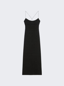Women | Givenchy | 4g Jacquard Long Slip Dress | Black