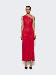 Givenchy | One Shoulder Dress | Raspberry