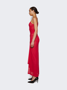Givenchy | One Shoulder Dress | Raspberry