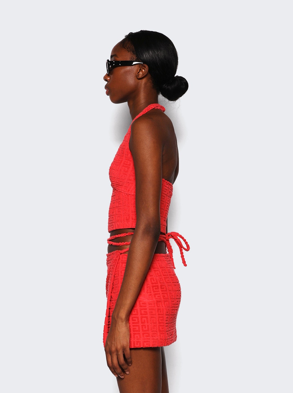 Givenchy | Halter Neck Cropped Top | Coral