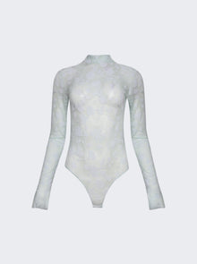 Women | Givenchy | Floral Tulle Bodysuit | White