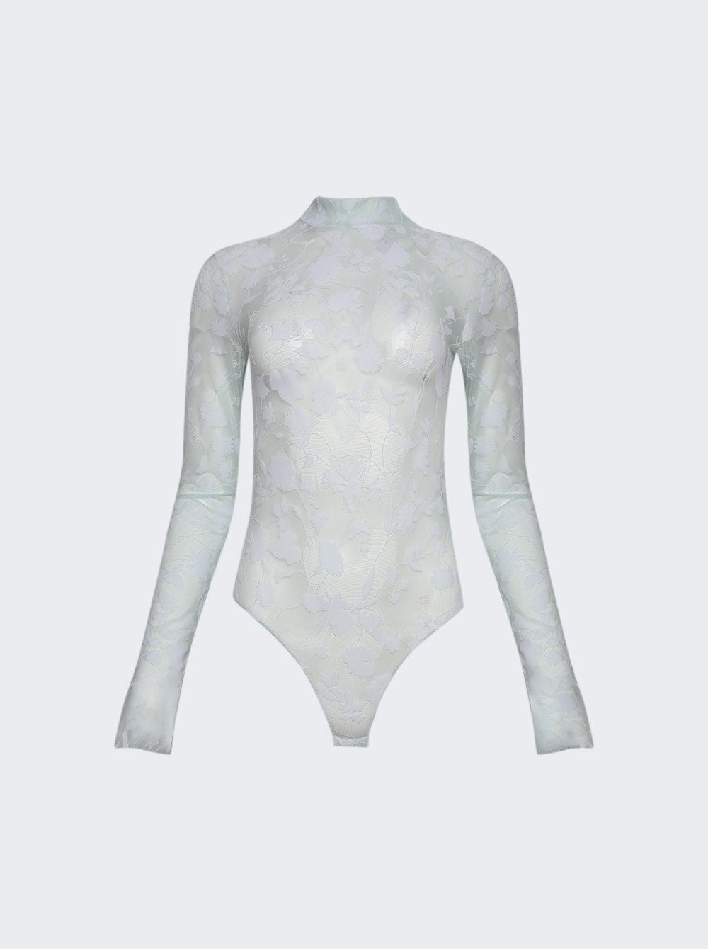 Women | Givenchy | Floral Tulle Bodysuit | White