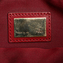 Fendi | Pre-Owned Zucchino Canvas Tote | Brown/Beige/RedRed