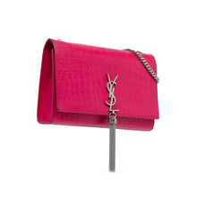Saint Laurent | Pre-Owned Medium Embossed Kate Tassel Crossbody | Pink