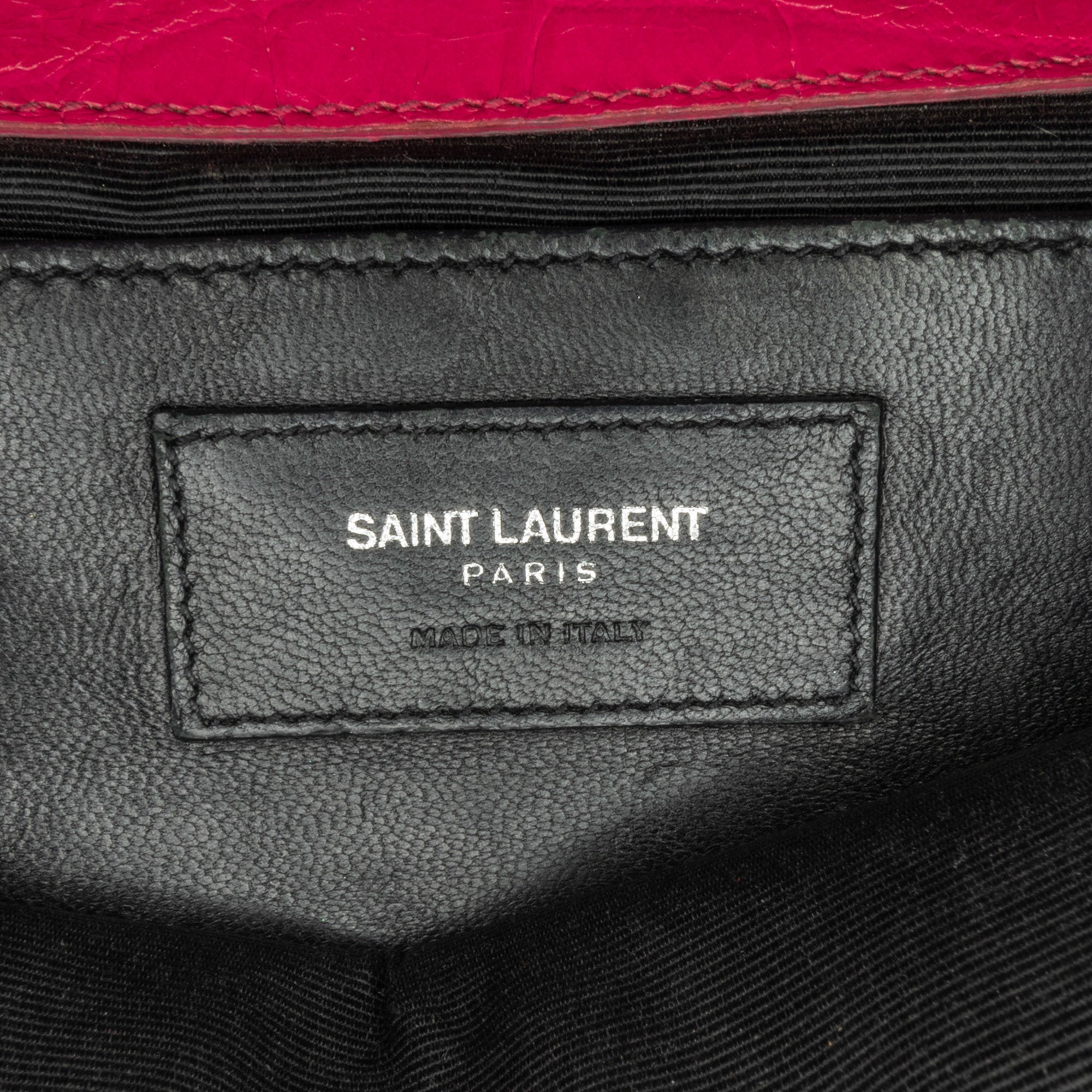 Saint Laurent | Pre-Owned Medium Embossed Kate Tassel Crossbody | Pink