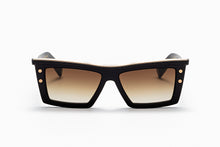 Womens | B - VII Sunglass | Matte Navy - White Gold | Dark Brown Gradient