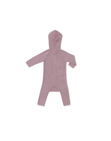 Baby | Cozychic Light Hooded Onesie | Teaberry-Pearl