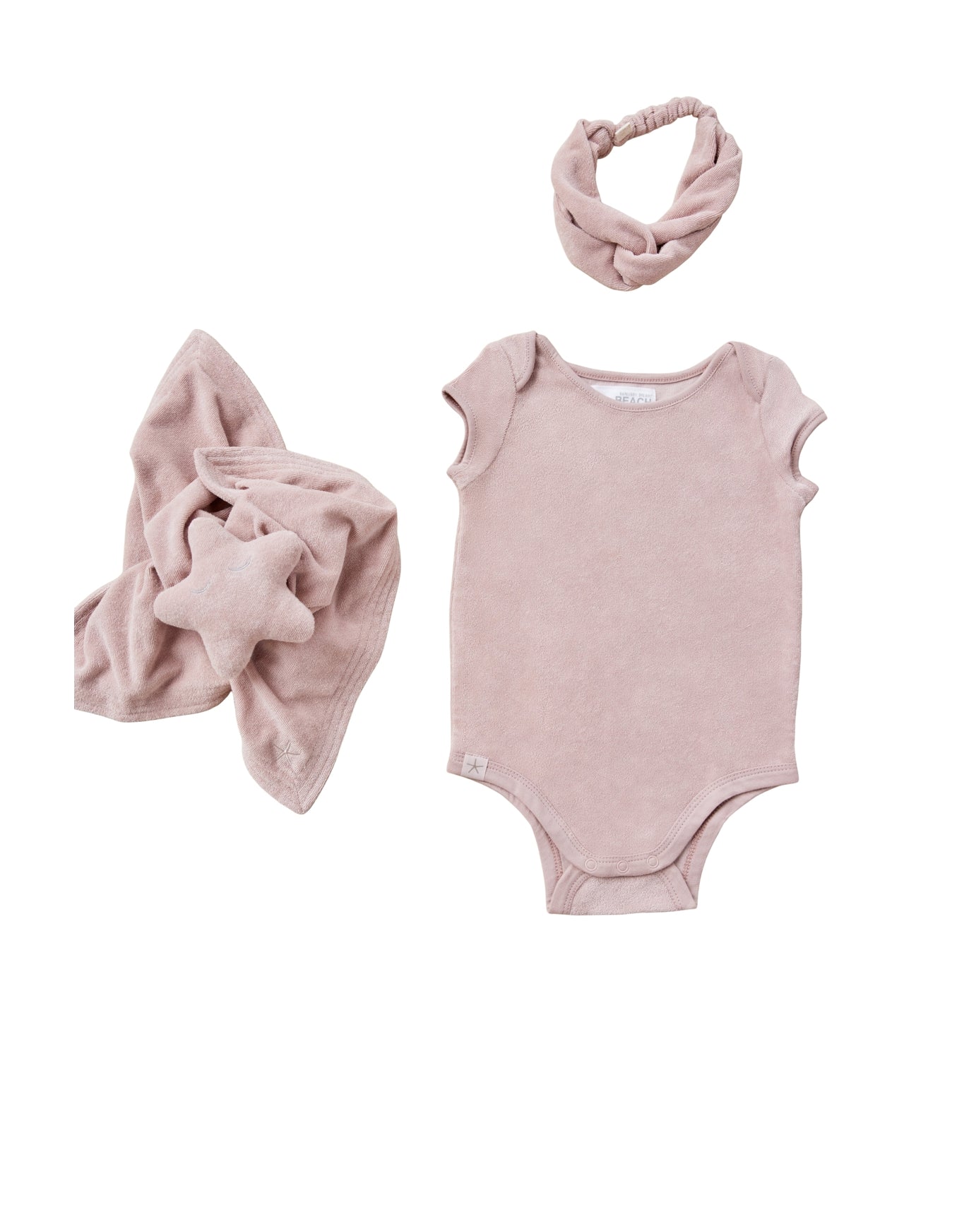Baby | Cozyterry Onesie Bundle | Pink Clay