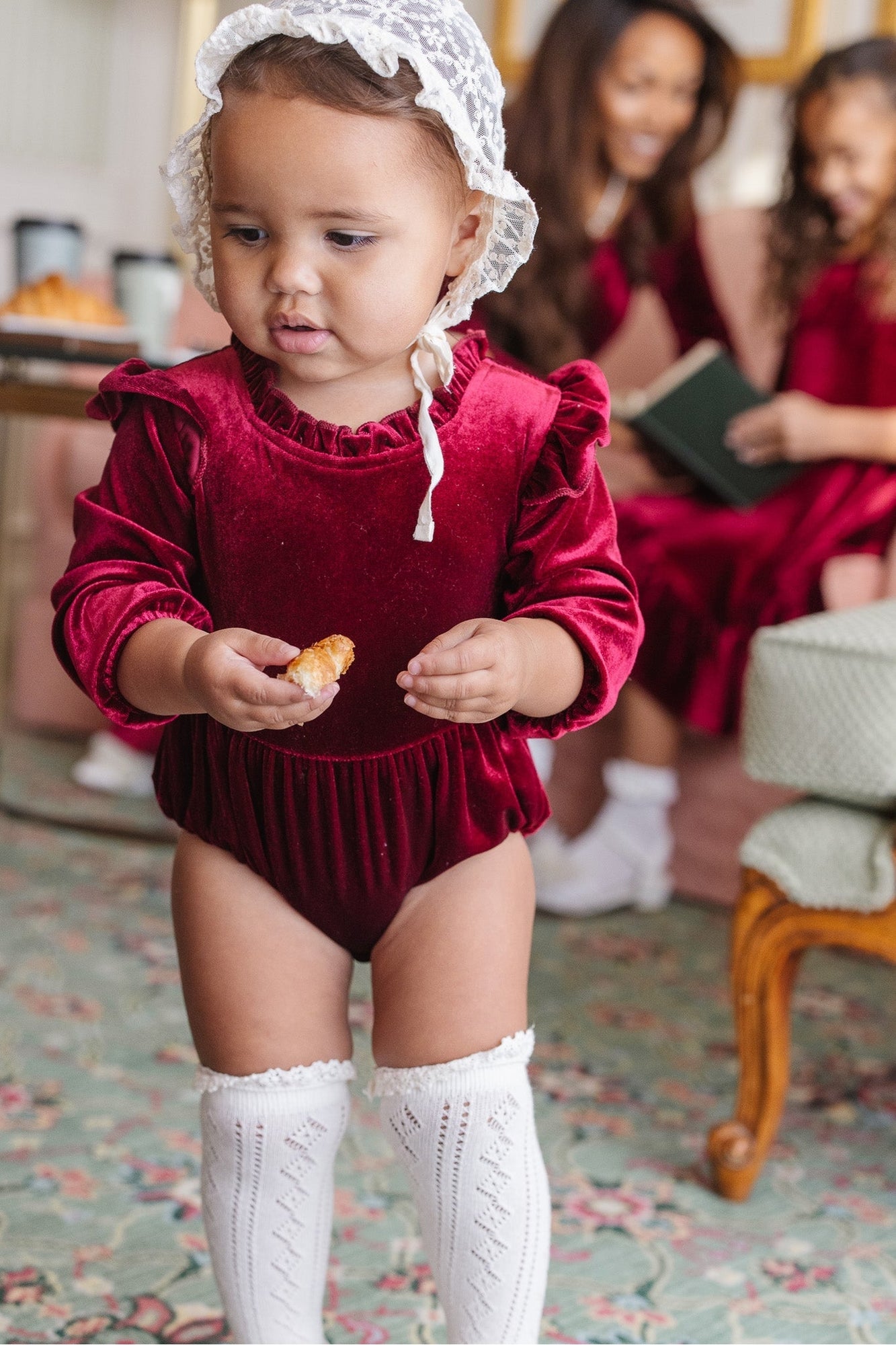 Girls | Baby Cleopatra Romper | Red