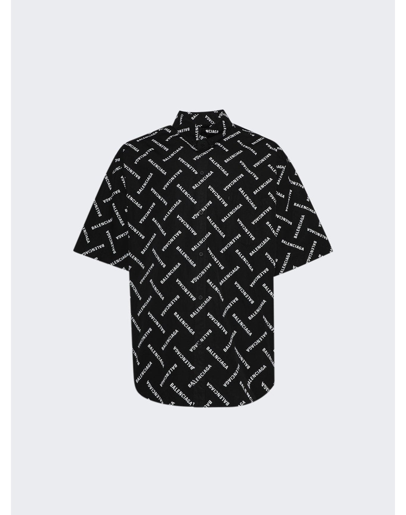 Balenciaga | Men | Short Sleeve Oversized Fit Shirt | Black