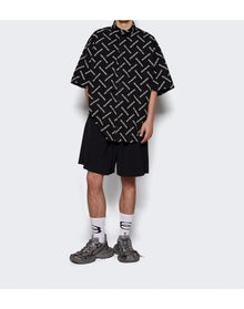 Balenciaga | Men | Short Sleeve Oversized Fit Shirt | Black