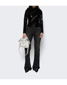 Balenciaga | Women | Bootcut Pants | Dark Brown