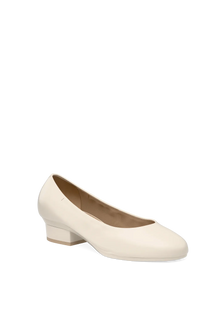 The Ballet Pump | Ivory Leather