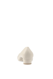 The Ballet Pump | Ivory Leather