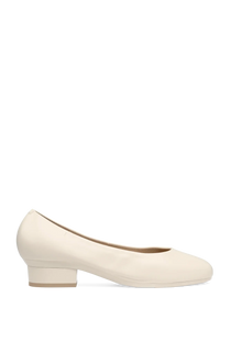 The Ballet Pump | Ivory Leather