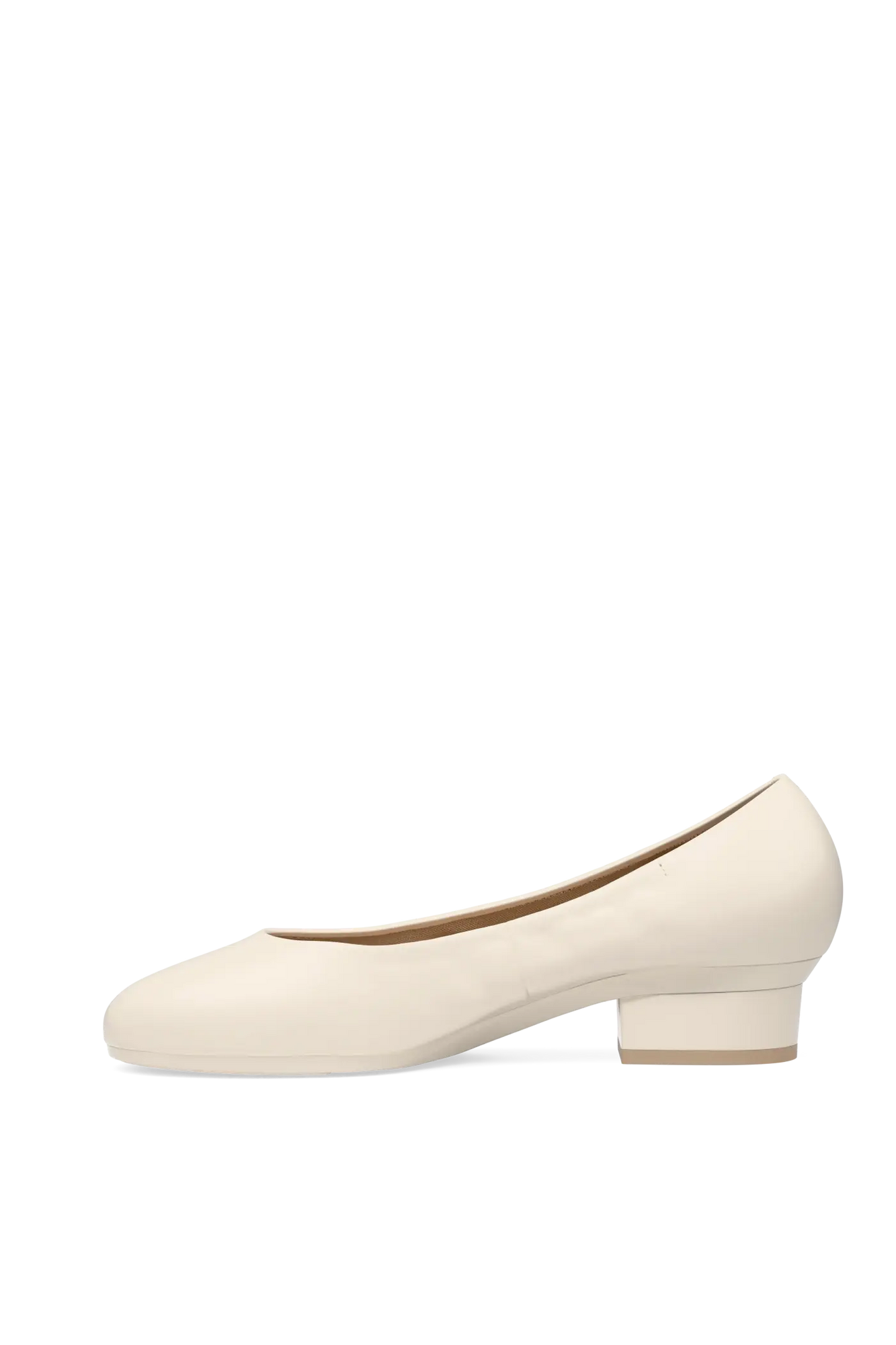 The Ballet Pump | Ivory Leather