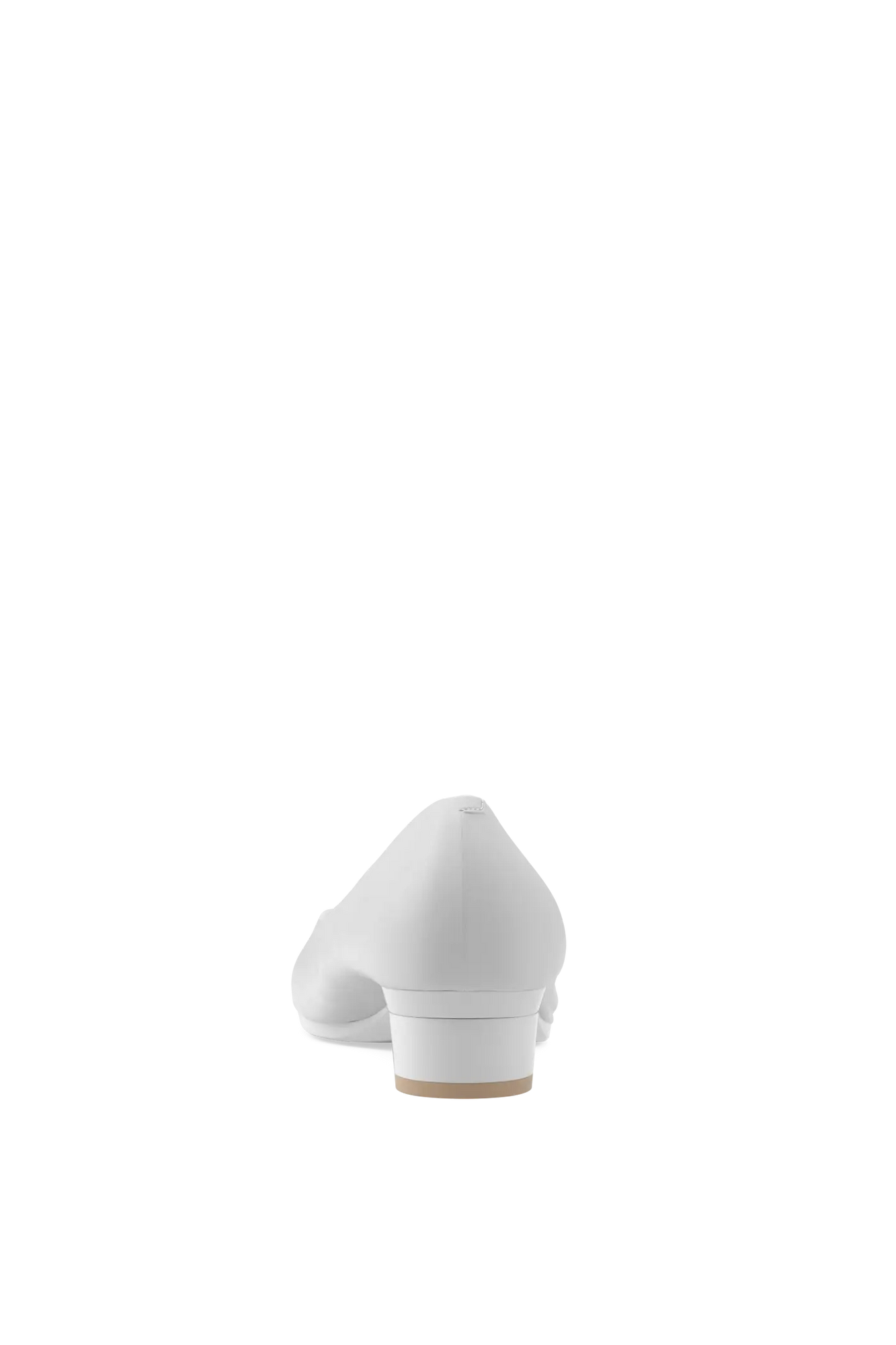 The Ballet Pump | White Leather