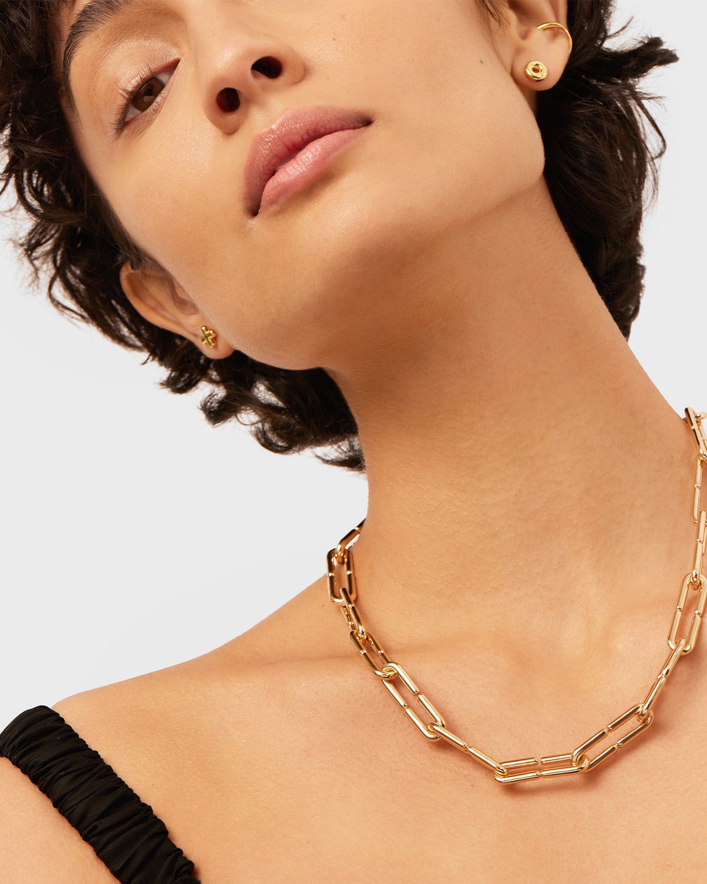 Balloon Link Chain | Gold Tone Dipped Brass