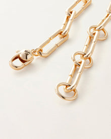 Balloon Link Chain | Gold Tone Dipped Brass