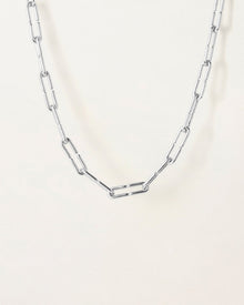 Balloon Link Chain | Silver Dipped Brass
