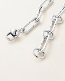 Balloon Link Chain | Silver Dipped Brass