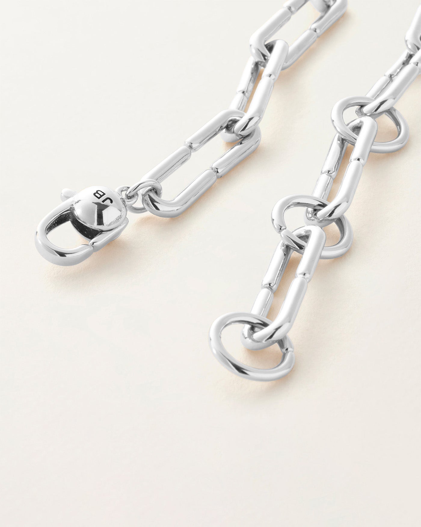 Balloon Link Chain | Silver Dipped Brass