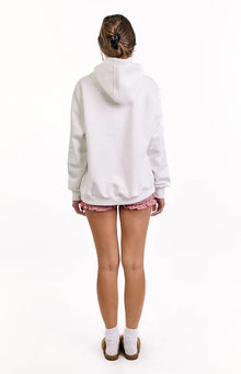 Beginning Heart Hoodie | White And Red