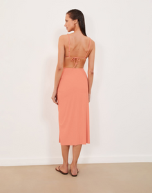 Bela Midi Skirt | Peach