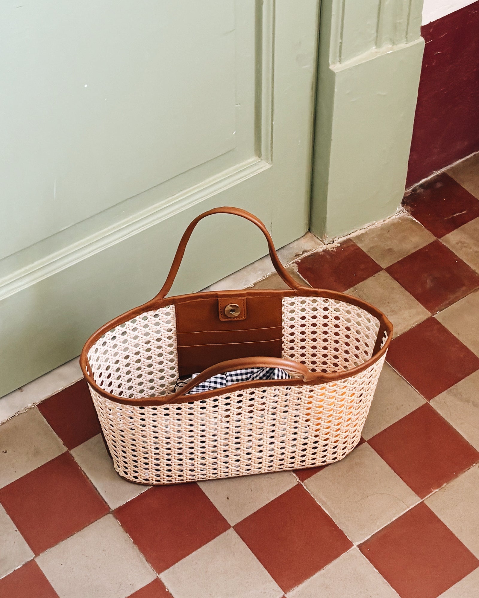 Odette Bag - Rattan | Cream