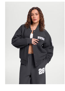 Better League Varsity Jacket | Charcoal