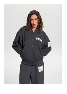 Better League Varsity Jacket | Charcoal