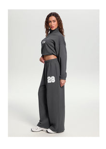 Better League Wide-Leg Sweatpants | Charcoal