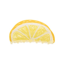 Yellow Lemon Slice Hair Claw Clip - Adina's Jewels