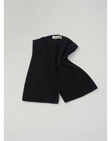 Bisou Eco Stretch | Ribbed-Knit Shorts | Black
