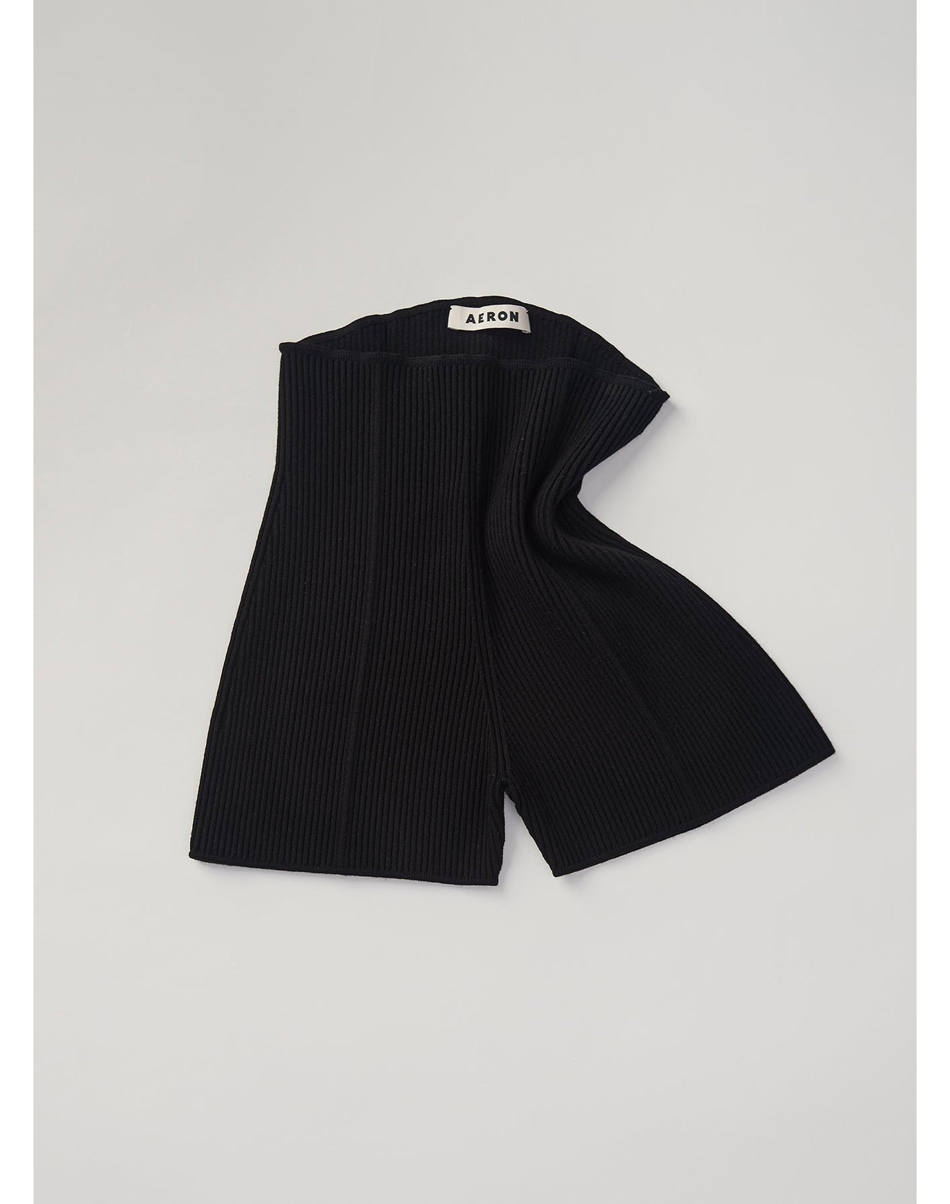 Bisou Eco Stretch | Ribbed-Knit Shorts | Black