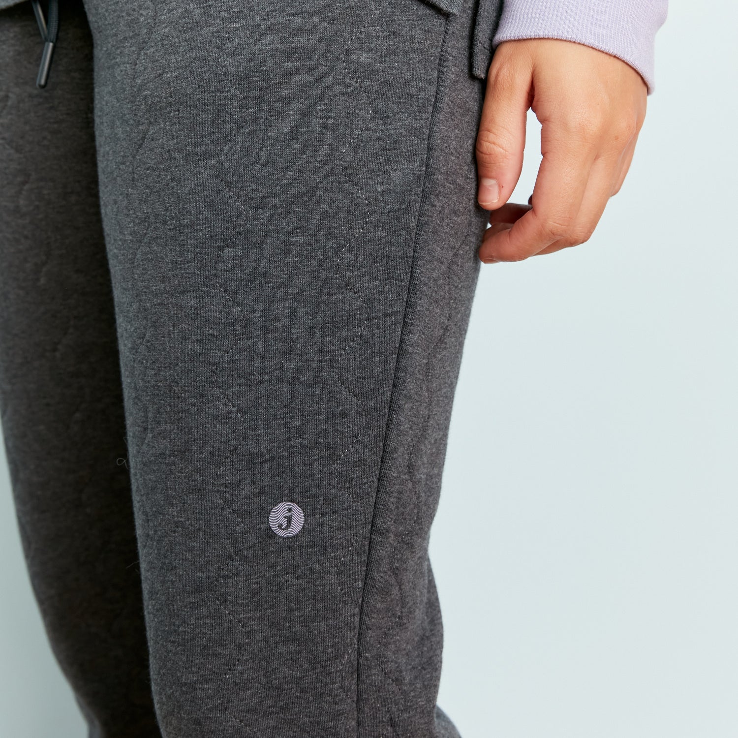 Chilluxe Brushed Fleece Quilted Pant | Charcoal Heather