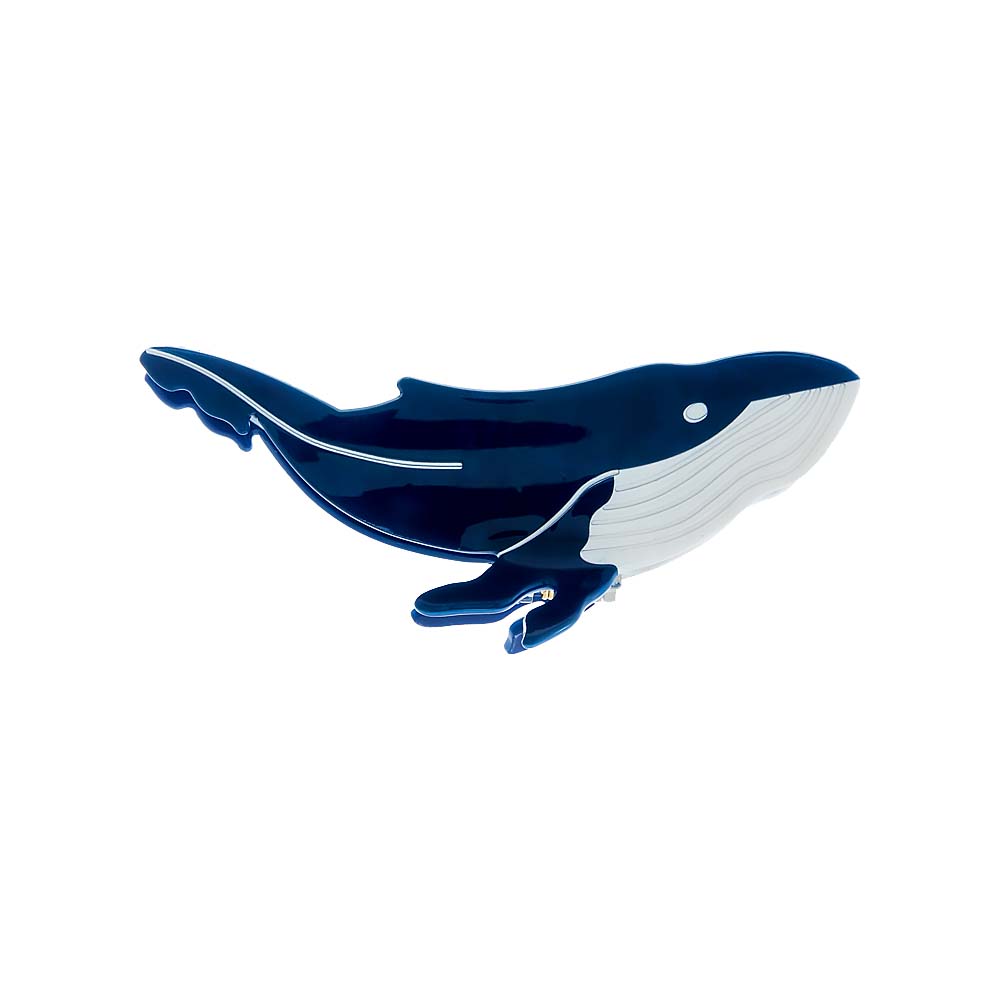 Blue XL Blue Whale Claw Clip - Adina's Jewels