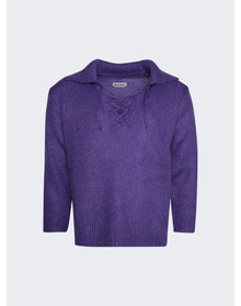 Bode | Men | Alpine Pullover Sweater | Purple