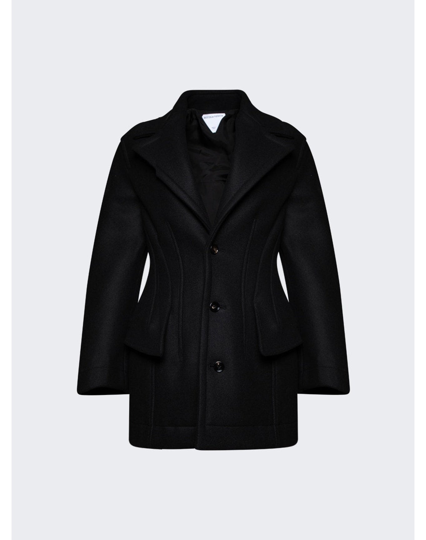 Bottega Veneta | Women | Sculptured Coat | Black