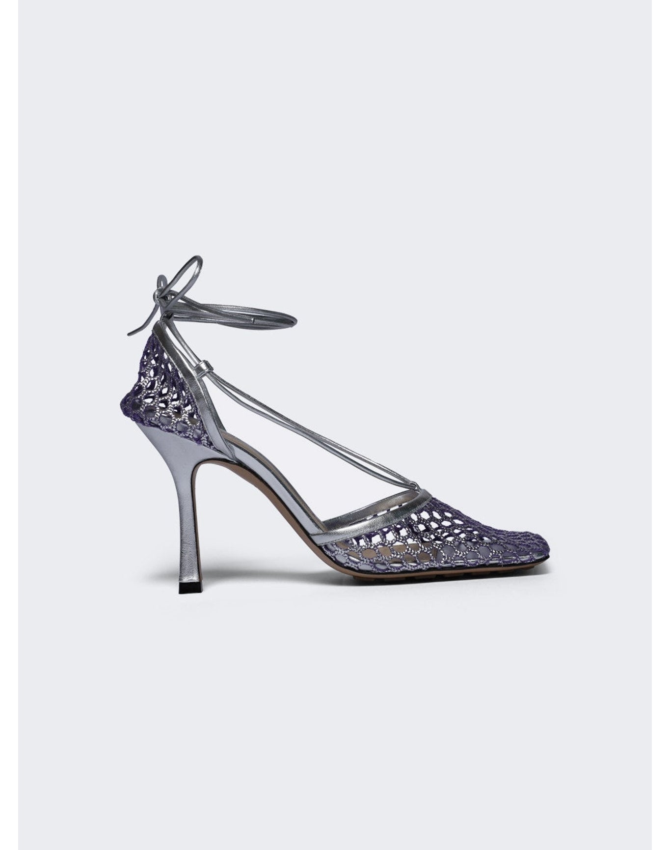 Bottega Veneta | Women | Stretch Pumps | Purple x Silver