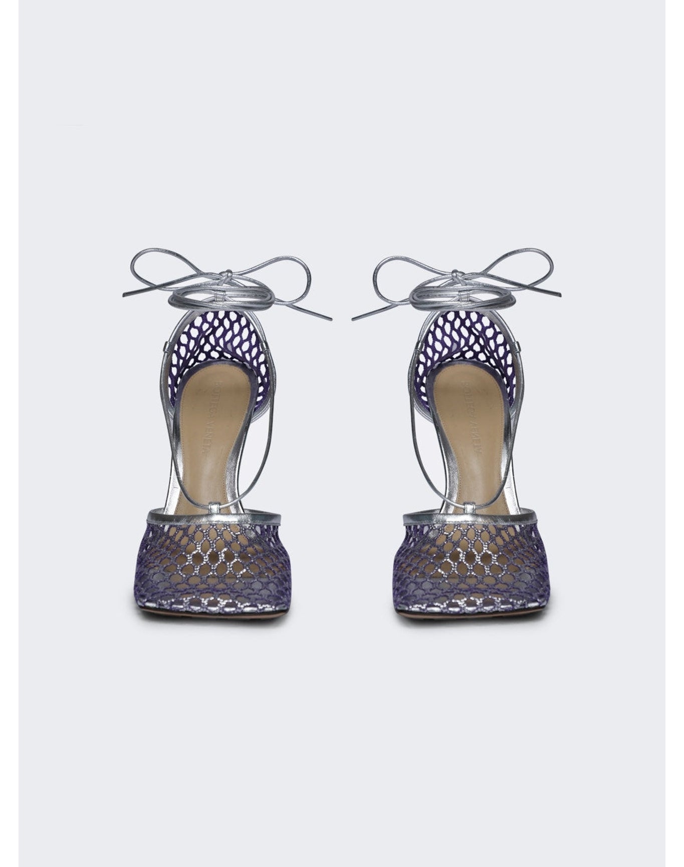 Bottega Veneta | Women | Stretch Pumps | Purple x Silver
