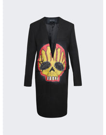 Botter | Men | Long Skull Print Blazer | Black