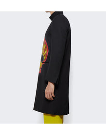 Botter | Men | Long Skull Print Blazer | Black