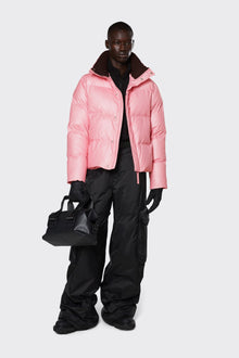 Unisex | Boxy Puffer Jacket | Pink Sky