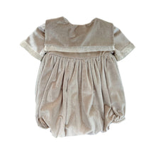 Boy | Helenus Velour Romper | Beige