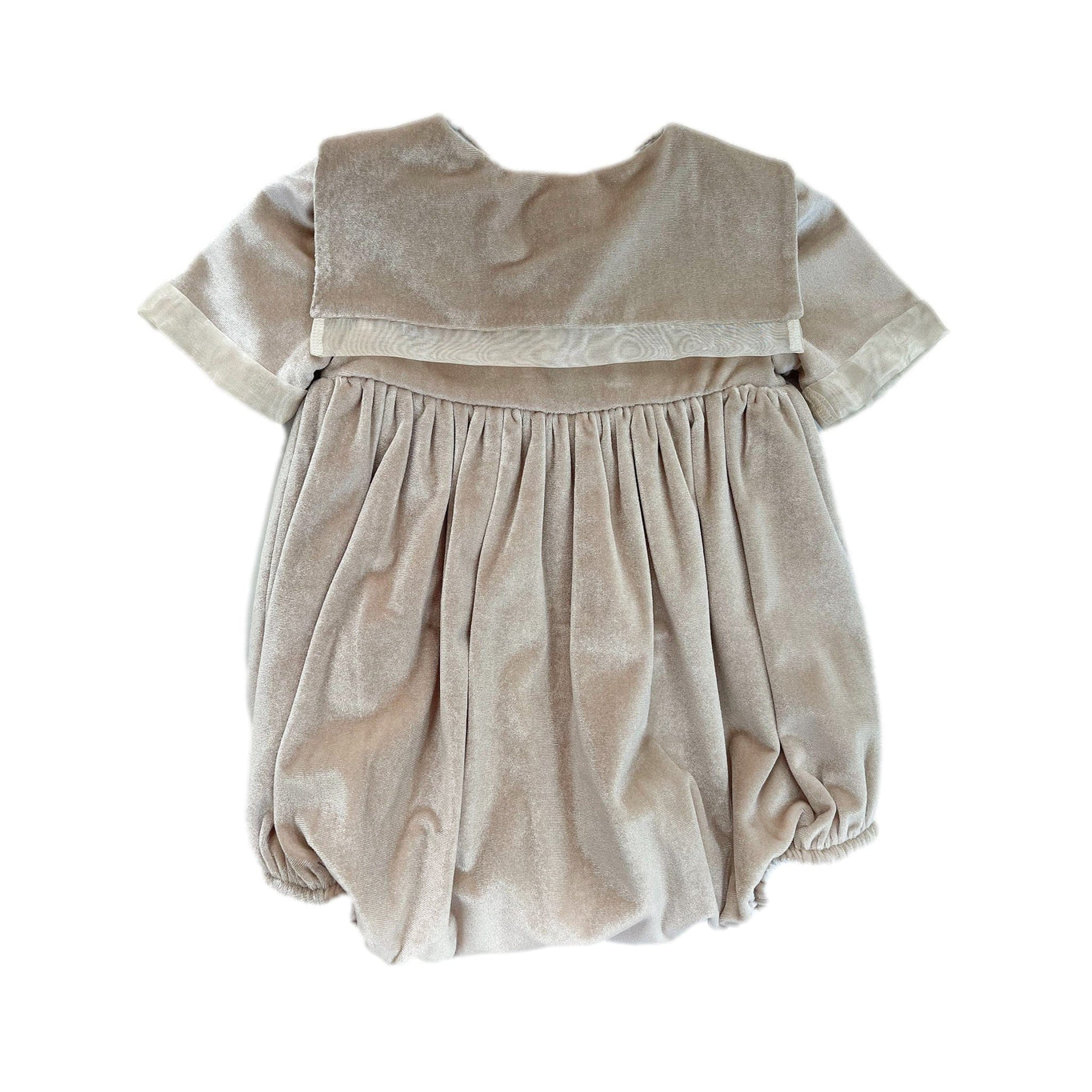 Boy | Helenus Velour Romper | Beige