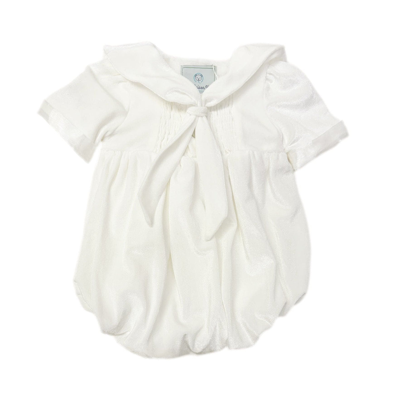 Boy | Helenus Velour Romper | Ivory
