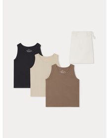 Boys | Set Of Athis Tank Tops | Ink