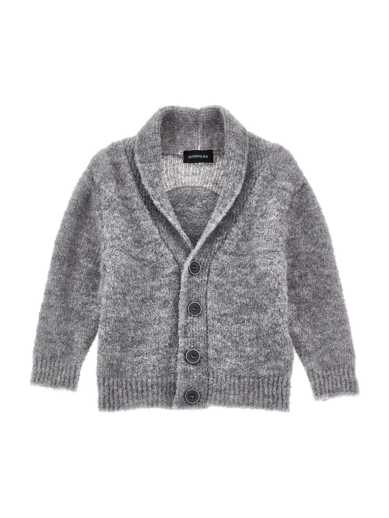 Boys | Wool Blend Cardigan | Grey